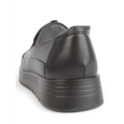 03-5306 BLACK Полуботинки женские (натуральная кожа)
