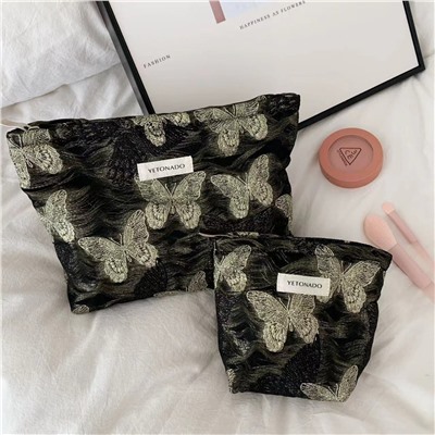 Brand capacious cosmetic bag to go out, organizer bag, small clutch bag, high-quality style