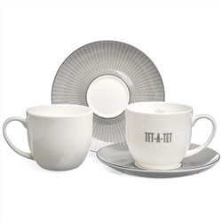 ЧАЙНЫЙ НАБОР LEFARD "TET-A-TET" НА 2 ПЕР. 4 ПР. 300 МЛ (КОР=18НАБ.)