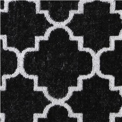Полотенце махровое Этель Ornament, 50×90 см, 100% хлопок, 420 г/м², чёрно-белое