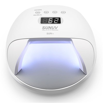 SUNUV Лампа для маникюра UV/LED 7, 24/48 Вт, белый
