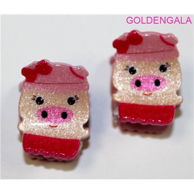 Крабики для волос детские 2 шт Корея КР27 модель 1