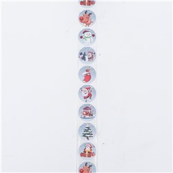 Наклейки в рулоне «Праздник во дворе», 500 шт., 2.5×2.5 см