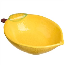 БЛЮДО ДЛЯ ЗАПЕКАНИЯ "ЛИМОН", 550 МЛ, 22*15 СМ. ВЫСОТА=6 СМ