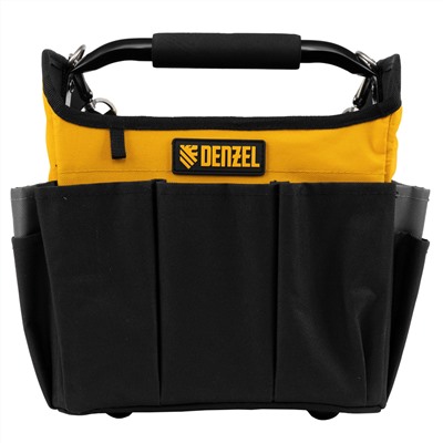 Переноска для инструмента, 260х240х300 мм, 22 кармана, наплечный ремень Denzel