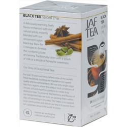 JAF TEA. Черный. Пряный со специями карт.пачка, 20 пак.