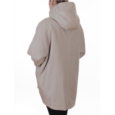 8020 LT. BEIGE Куртка демисезонная женская (100 гр. холлофайбер)