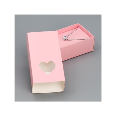 Коробка под бижутерию, упаковка, «Розовая», 10 х 5 х 3 см