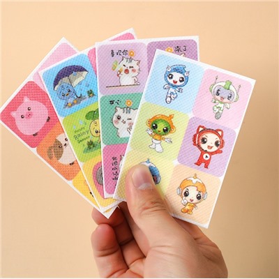 Наклейки от комаров и мошек с рисунками, набор 36 шт.