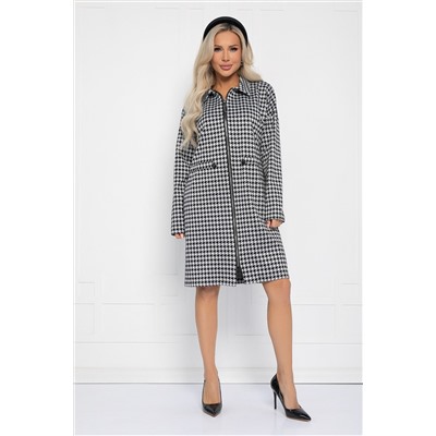 Платье Зарина (черно-белое) П14227-5М