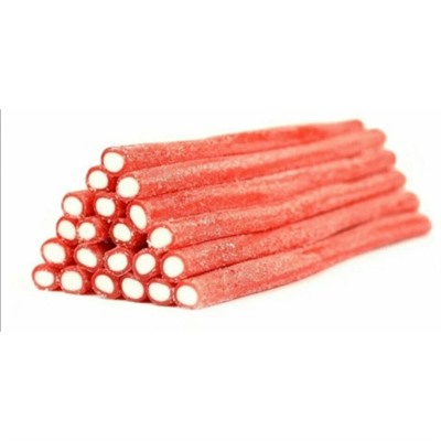 Мармелад жевательный трубочки клубника (кислые) 100г /EVIZA