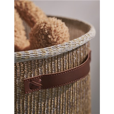 Корзина для хранения Sustainable collection, Ø37х52 см, бежевая