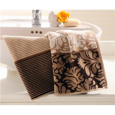 Велюровые Лицевые Полотенца 50x90 см. 6 шт/уп. Damask Cizgili Ozdilek