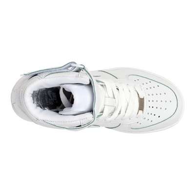 Кроссовки Nike Air Force 1 Mid 07 White Leather арт 5001-1