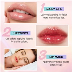 Увлажняющее масло для губ против шелушения с шариками SADOER, 5 мл