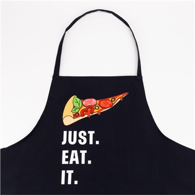 Фартук Этель Just eat it 73х71 см, 100% хлопок, саржа 190 г/м2