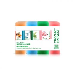 Набор мыла (4 x 50 г), Luxurious Bathing Bar Set, произв. Organic Harvest