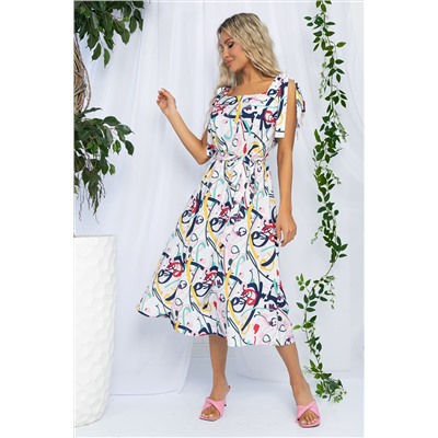 Платье Улыбка (белое) П12915-19М