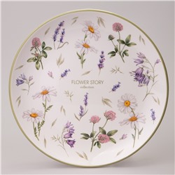 ТАРЕЛКА ОБЕДЕННАЯ AGNESS "FLOWER STORY" 26*3 СМ (КОР=16ШТ.)