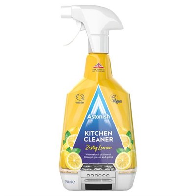 Спрей универсальный для кухни Пикантный лимон Kitchen Cleaner Zesty Lemon, Astonish 750 мл