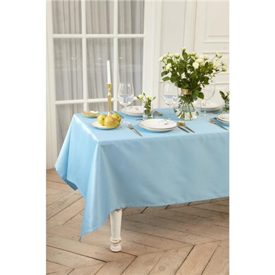 Скатерть Этель Elegance 150*180 +/-3см, цв.серо-синий, пл. 192 г/м2, хл с ВГМО