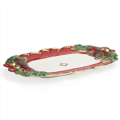 БЛЮДО LEFARD "ШИШКИ" ПРЯМОУГОЛЬНОЕ 47,5*29*5,5 СМ