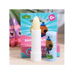 Бальзам для губ детский Ми-Ми-Мишки зимняя забота со вкусом бабл-гам, 4.2 г