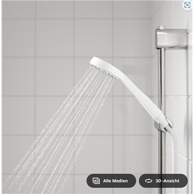 LILLREVET Handdusche/1 Funktion, weiß