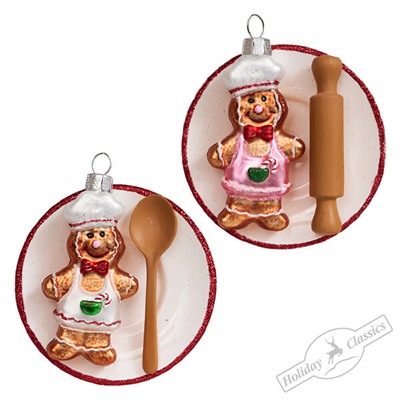 Тарелочка с печеньем асс. из 2-х (стекло) 8,5х2х8,5 см