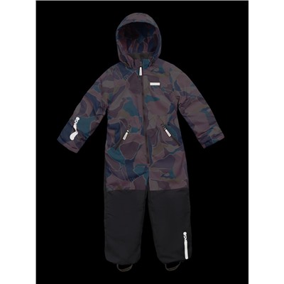 Комбинезон утеплённый для девочки NIKASTYLE 8м1225 Розовый серый