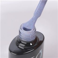 Гель лак для ногтей, с вкраплениями, трехфазный, 8 мл, LED/UV, синий (26)