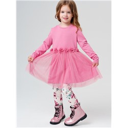 Комплект для девочки: платье, леггинсы