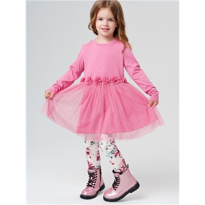 Комплект для девочки: платье, леггинсы