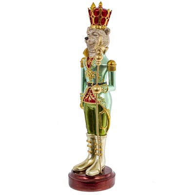 GAEM Фигурка декоративная "Солдатик-медведь", L10,5 W10,5 H41 см