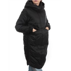 3064 BLACK Пуховик зимний женский (80% пух, 20% перо)