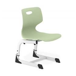 Стул Альфа SHT-S-TN21/3-5
                        а3-5 зелёная эмаль / белый муар