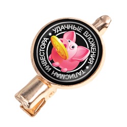 HZF-0062 Заколка Удачные вложения