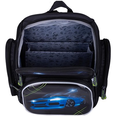 Ранец Berlingo Comfy "Wanna ride?" 35,5*32*17см, 1 отделение, 3 кармана, анатомическая спинка