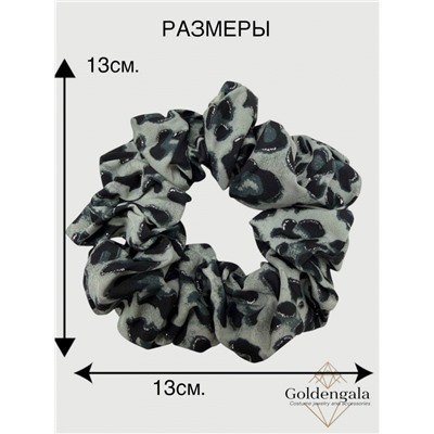 Резинка для волос объемная леопардовая Арт:Р17А/005