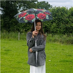 L501-4480 HugeRose (Большая роза) Зонт женский механика Fulton