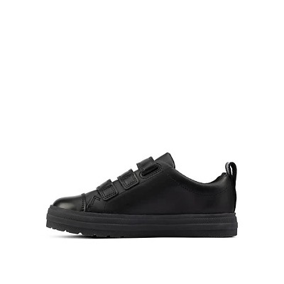 Kids' Leather Riptape Light-up Trainers (Kid size 10-2.5)