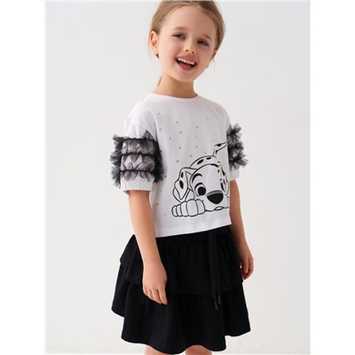 Комплект для девочки: футболка, юбка