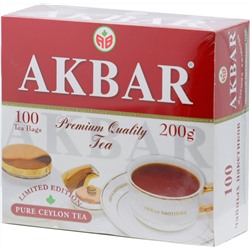 AKBAR. Mountain fresh (красн-бел. пачка) карт.пачка, 100 пак.