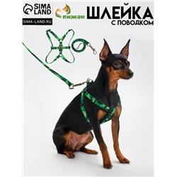 Комплект "Камуфляж", ОШ 16,5-27, ОГ 21-35 см, 120 х 1 см, капрон, зелёный
