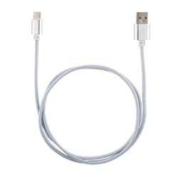 Кабель ET-01 Type-C серебро 006372