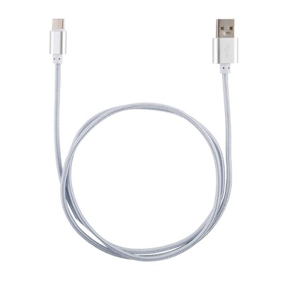 Кабель ET-01 Type-C серебро 006372