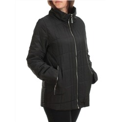 22340 BLACK Куртка демисезонная женская (80 гр. синтепон)