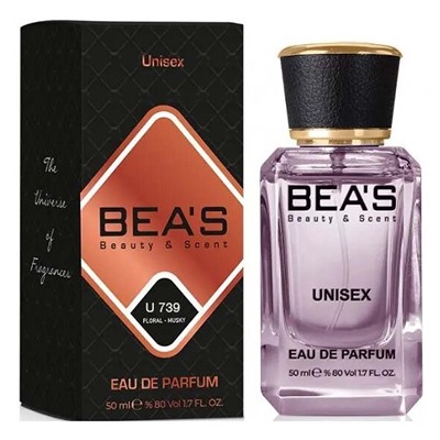 Beas U720 JM Myrrh & Tonka edp 50 ml, Парфюм унисекс Beas U720 создан по мотивам аромата JM Myrrh & Tonka