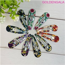 Набор детских зажимов для волос "Тик-так" 10 шт 4,5 см ТК4/ 2