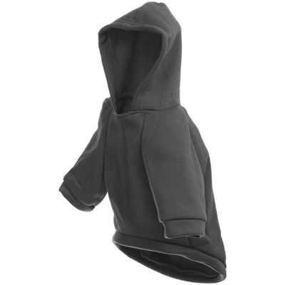 Кофта - толстовка для мелких пород собак "BRO Style", цвет черный, р XL (на флисе)